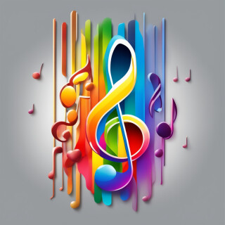 Music note visual #7045