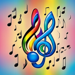 Music note visual #7044