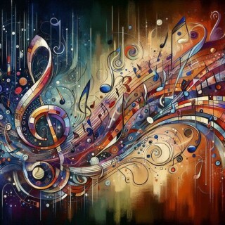 Music note visual #7039