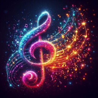 Music note visual #7036