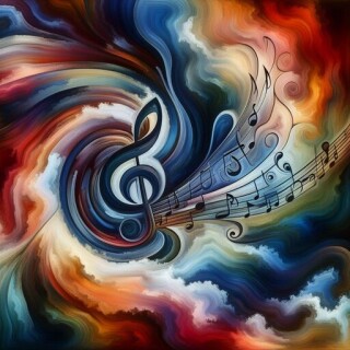Music note visual #7034
