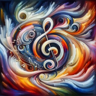 Music note visual #7033