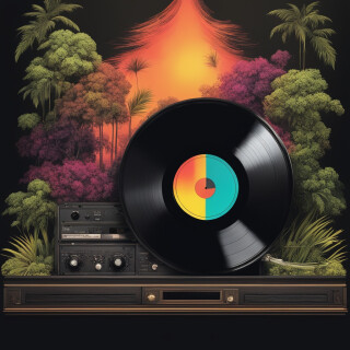 Vinyl record visual #7052