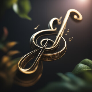 Music note visual #7026
