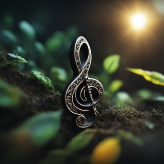 Music note visual #7025