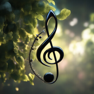 Music note visual #7024