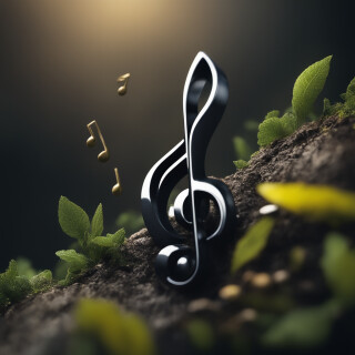 Music note visual #7023