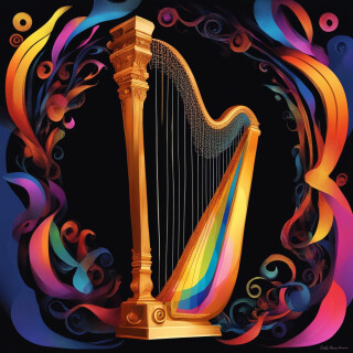 Harp visual #7195