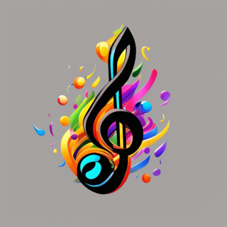 Music note visual #7179