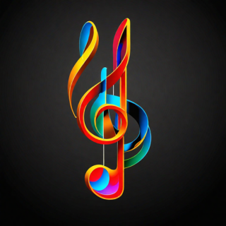 Music note visual #7166