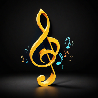 Music note visual #7165