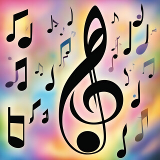 Music note visual #7208
