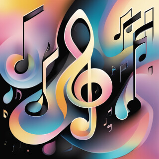 Music note visual #7207