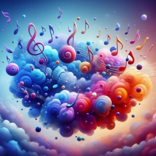 Music note visual #7361