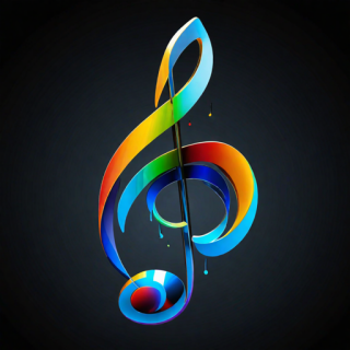 Music note visual #7390