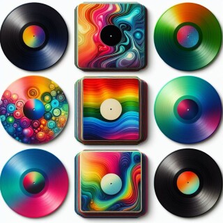 Vinyl record visual #7430