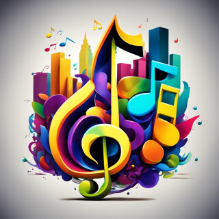 Music note visual #7450