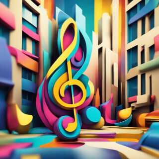 Music note visual #7451