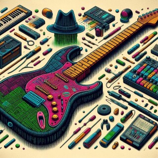 Guitar visual #7509