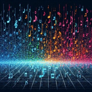 Music note visual #7493