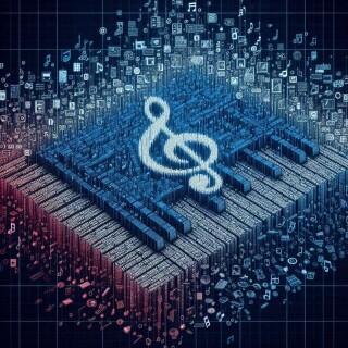 Music note visual #7489