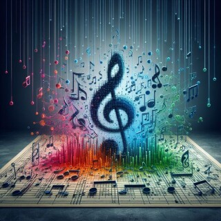 Music note visual #7487