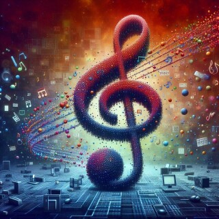 Music note visual #7485