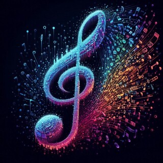 Music note visual #7481