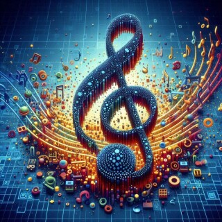 Music note visual #7479