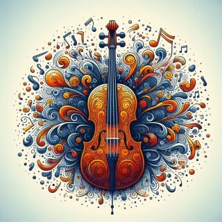 Violin visual #8079
