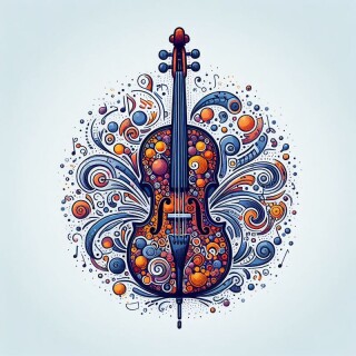 Violin visual #8078