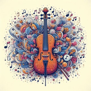 Violin visual #8077