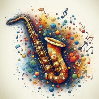 Saxophone visual #8123