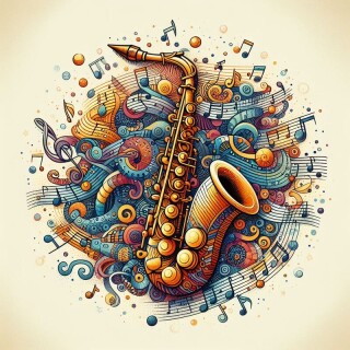 Saxophone visual #8122