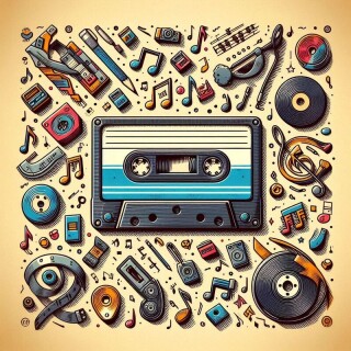 Tape recorder visual #8184