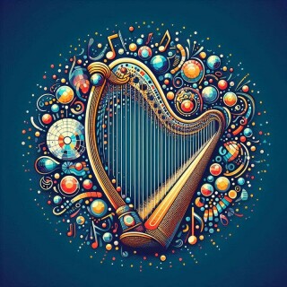 Harp visual #8164