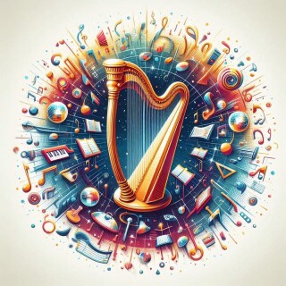 Harp visual #8165