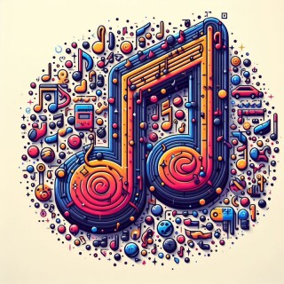 Music note visual #8145