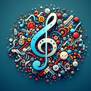 Music note visual #8143