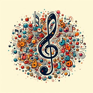 Music note visual #8139