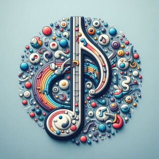 Music note visual #8135