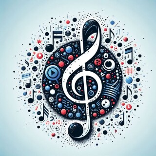 Music note visual #8134