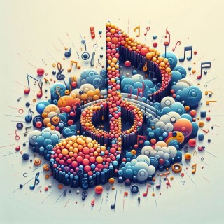 Music note visual #8133
