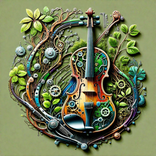 Violin visual #8073