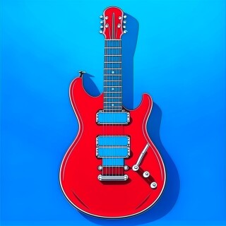 Guitar visual #8031