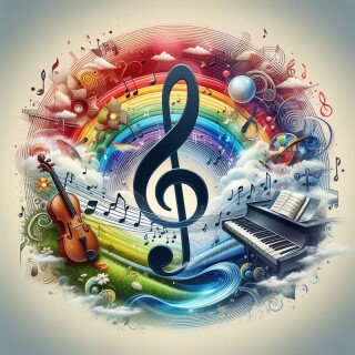 Music note visual #8292