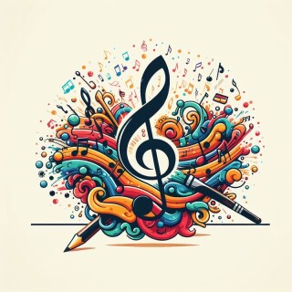 Music note visual #8297