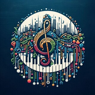 Music note visual #8295