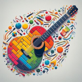 Guitar visual #8416