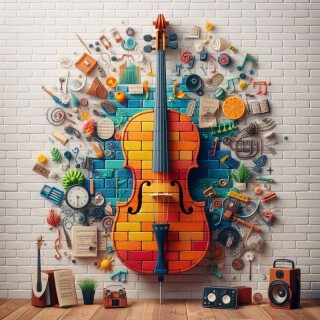 Violin visual #8390